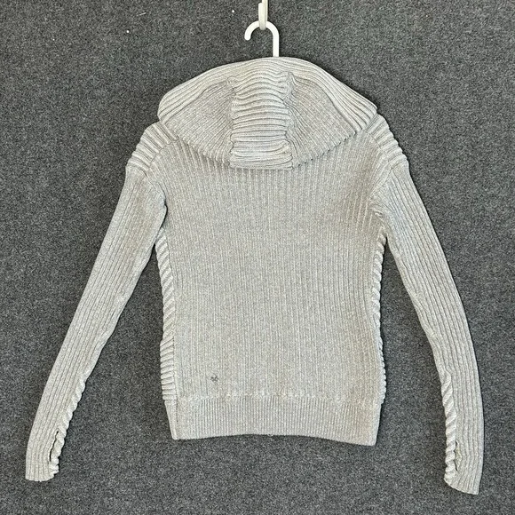 Lululemon Embrace Full Zip Hoodie Scuba Sweater -Gray - Women's Size 4 - EUC!!!! - Picture 7 of 16